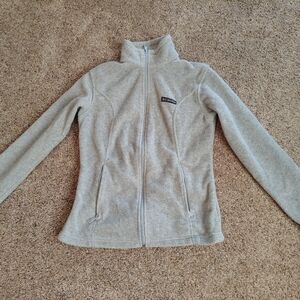 Columbia Benton Springs 🩶 Gray Full-Zip Jacket, Size Small